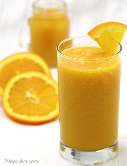Orange Juice Smoothie Recipe