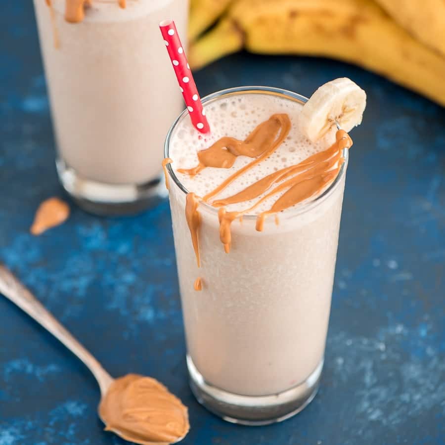 Peanut Butter Banana Smoothie Recipe {Healthy &  Delicious!}