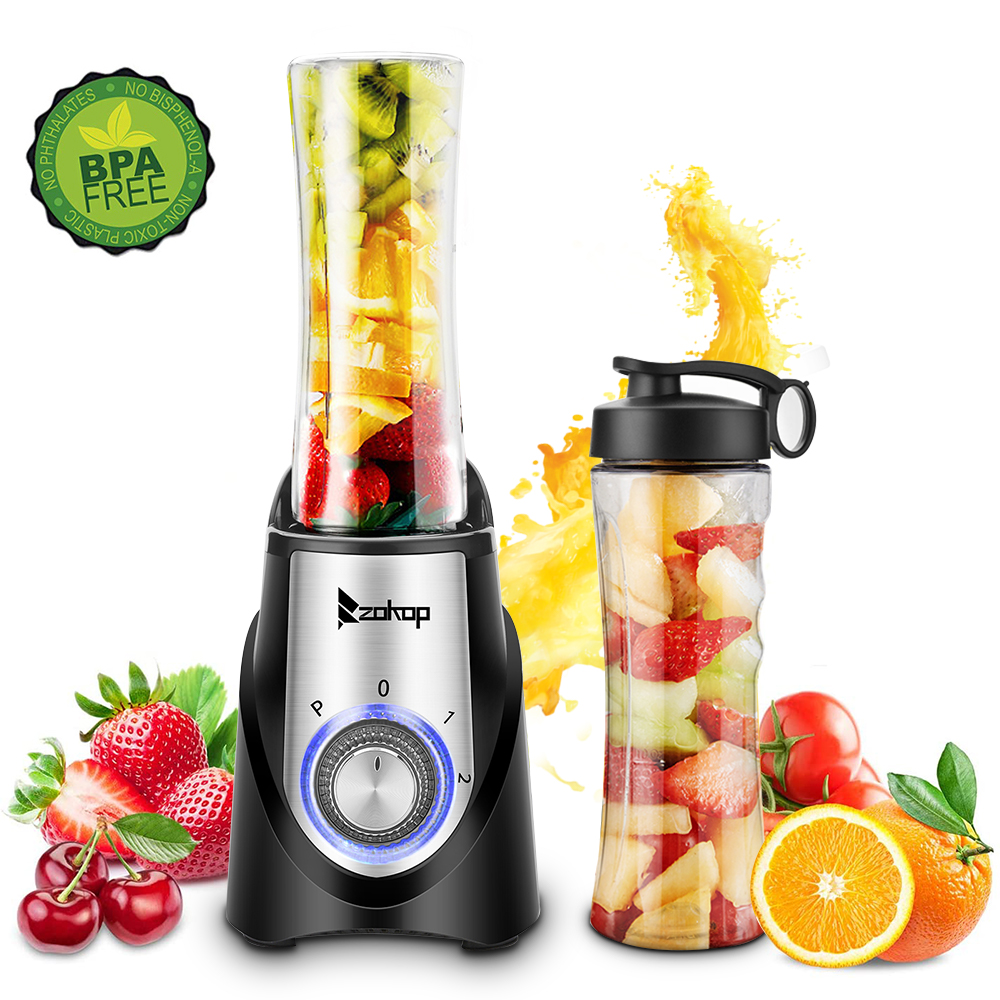Personal Smoothie Blender, Electric Portable Blender Shakes and ...