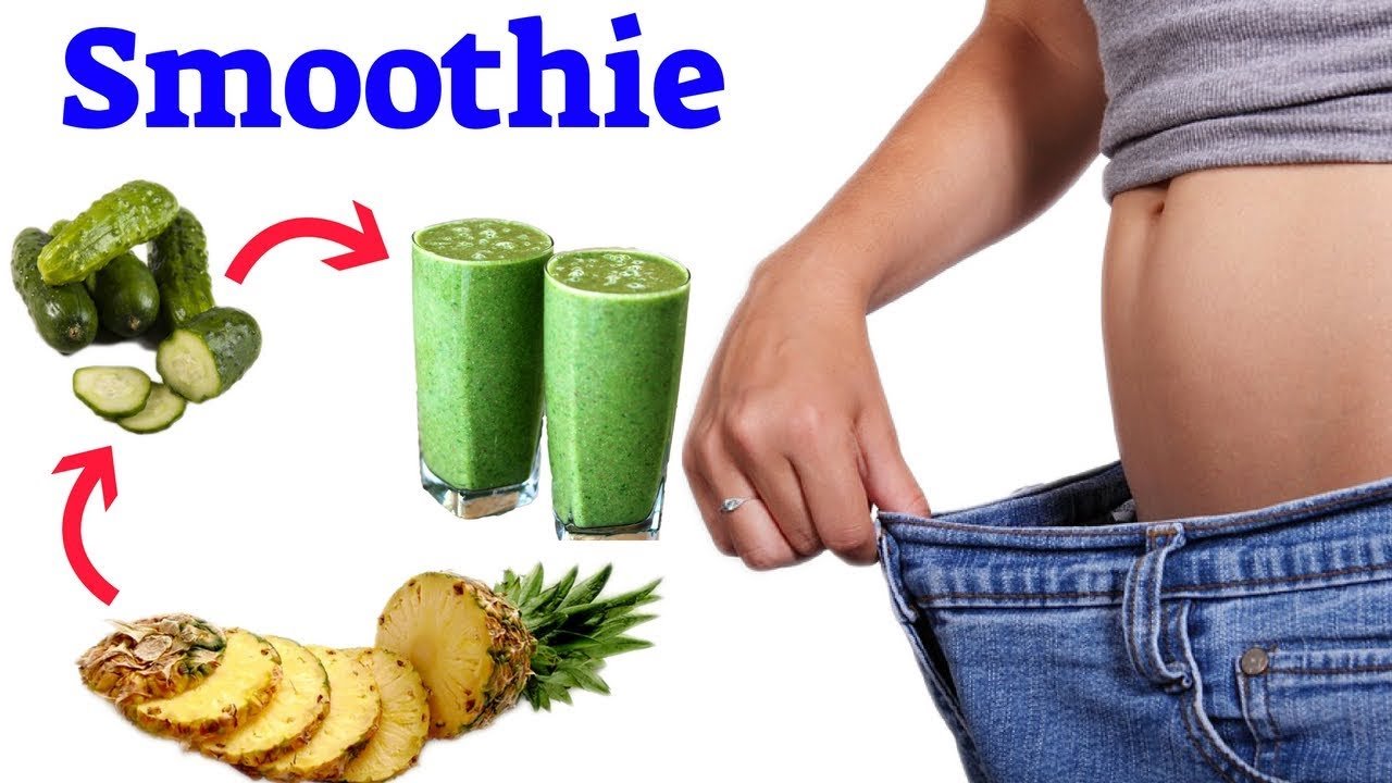 Pineapple Cucumber Weight Loss Smoothie Recipe