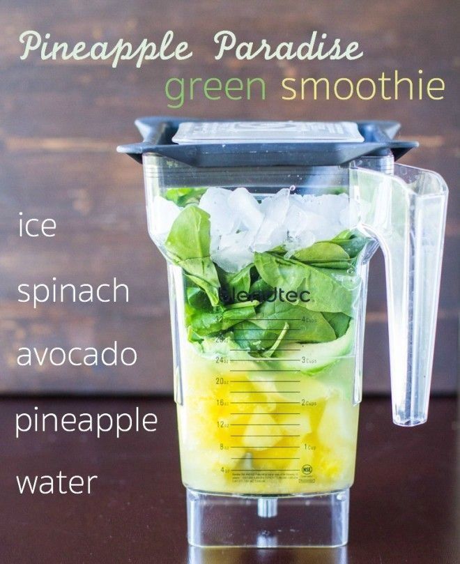 Pineapple Paradise Spinach Smoothie Recipe