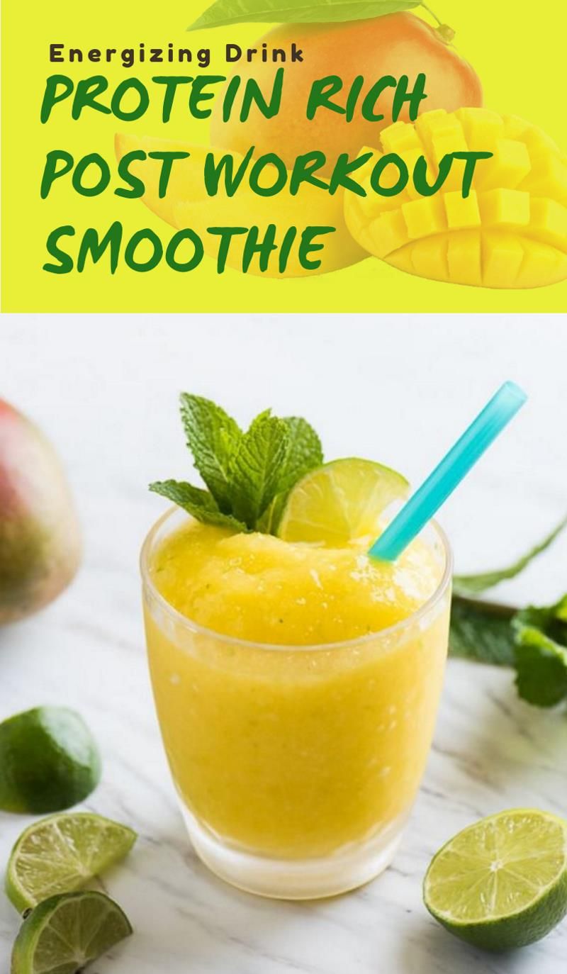 Protein Rich Post Workout Smoothie