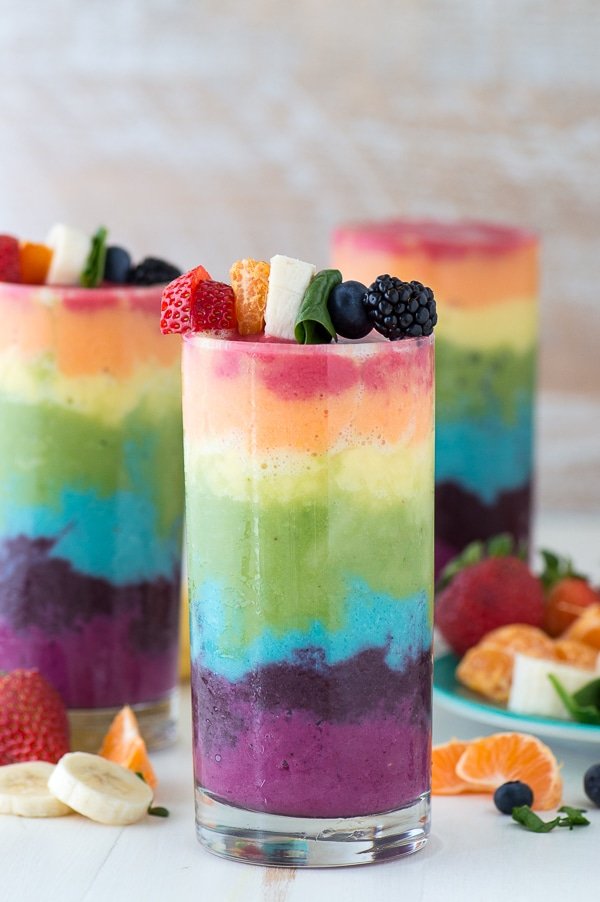 Rainbow Fruit Smoothie Is A Healthy Treat Everyone Will Love