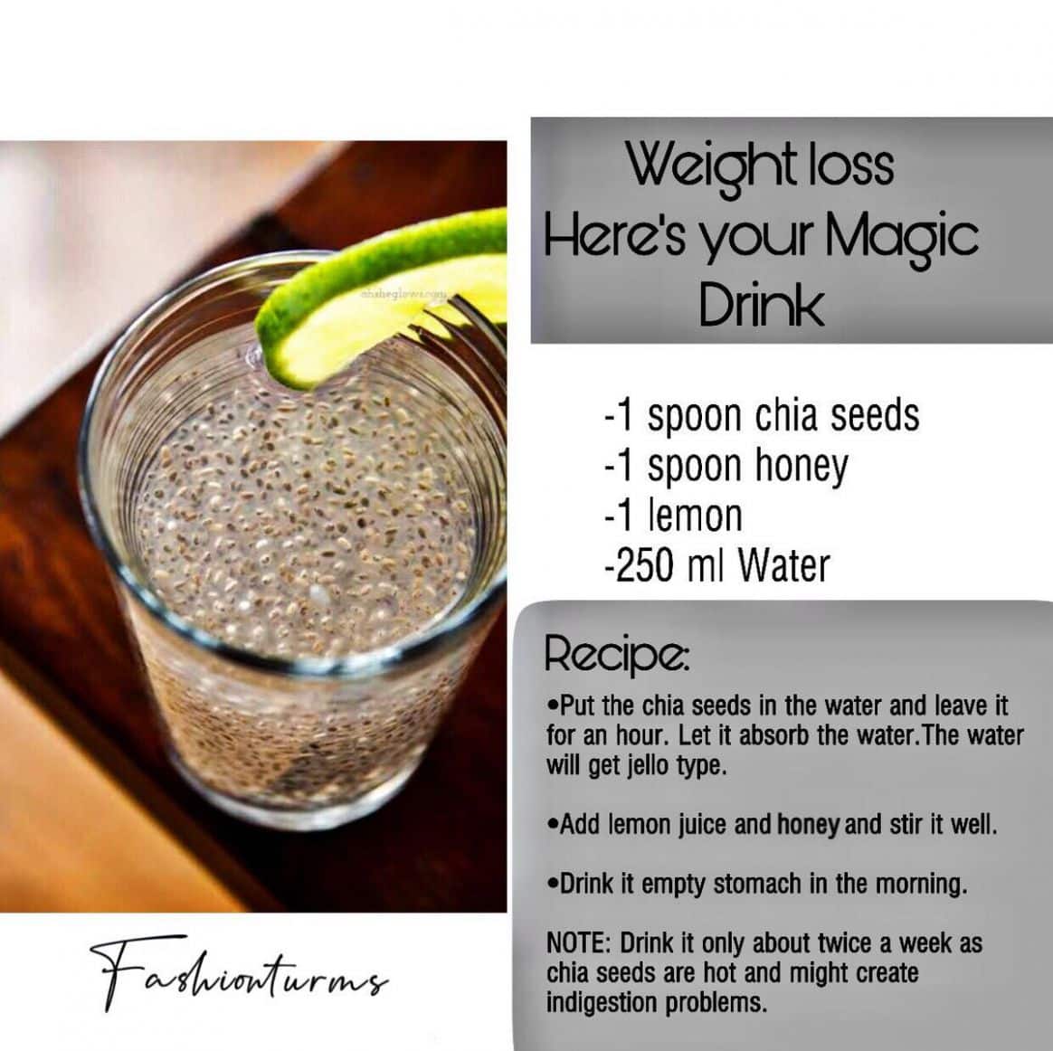 Recipes For Weight Loss With Chia