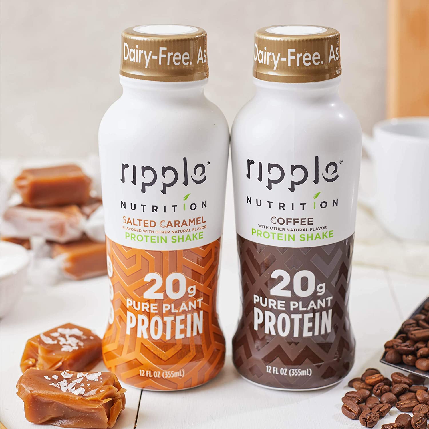Ripple Vegan Protein Shake, Caramel