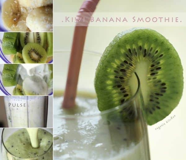 Simple Kiwi Banana Smoothie Without Ice Recipe