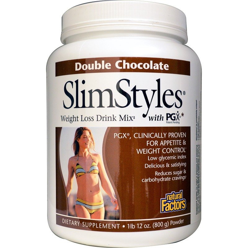 SlimStyles, Weight Loss Drink Mix, with PGX, Double ...