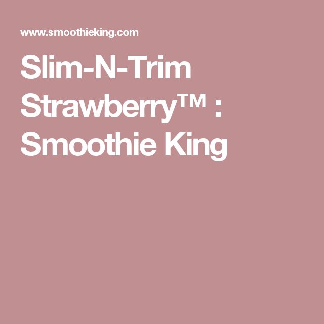 smoothie king angel food slim ingredients