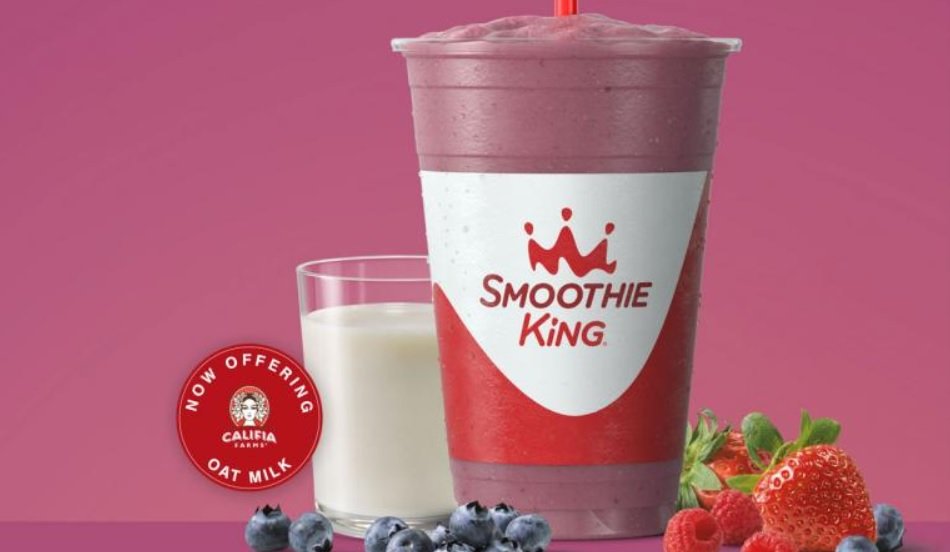 Smoothie King Blends New Vegan Mixed Berry Smoothie