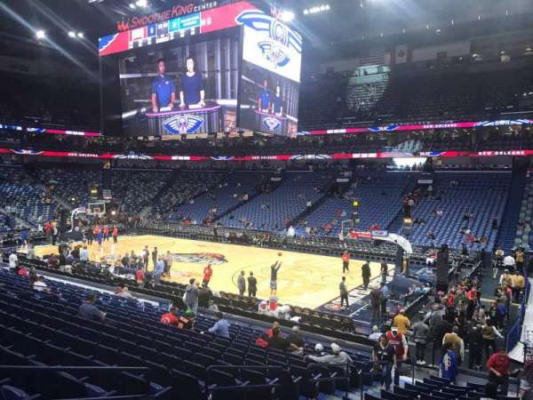 Smoothie King Center, section 110, home of New Orleans ...
