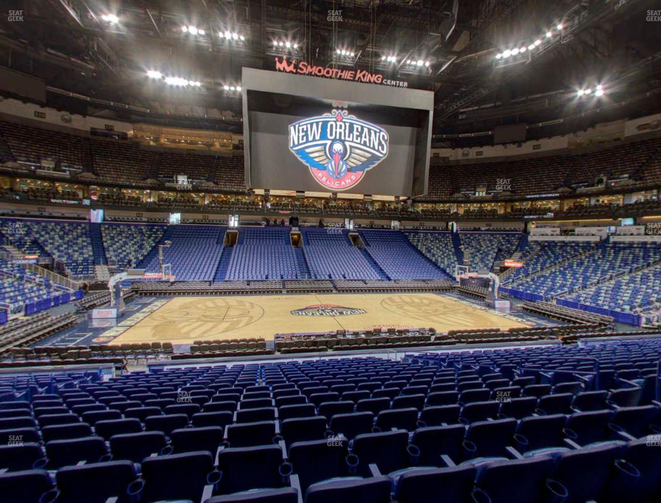 Smoothie King Center Section 113 Seat Views