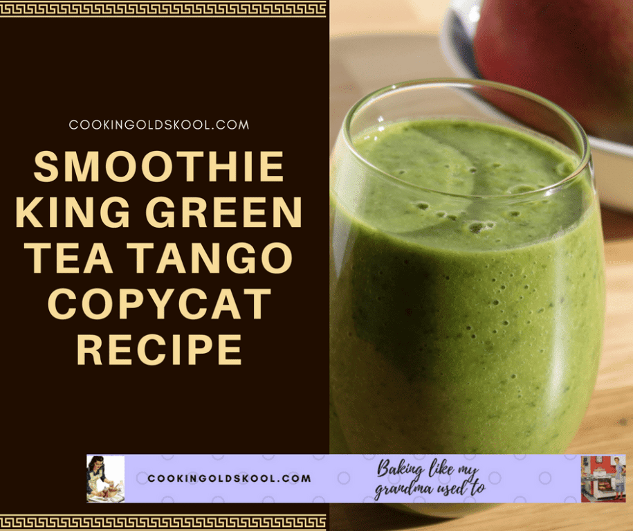 Smoothie King Green Tea Tango CopyCat Recipe