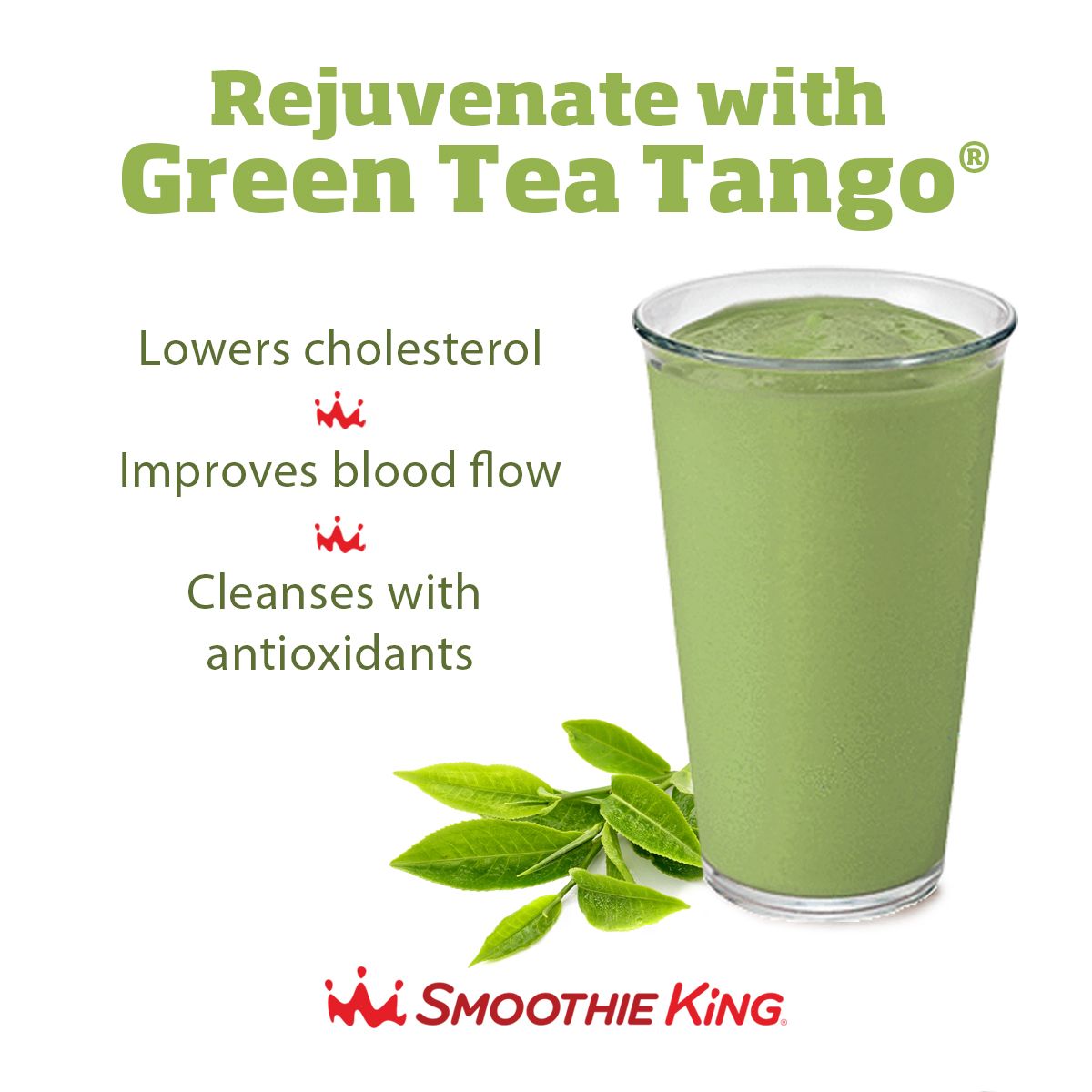 Smoothie King Green Tea Tango Nutrition Facts