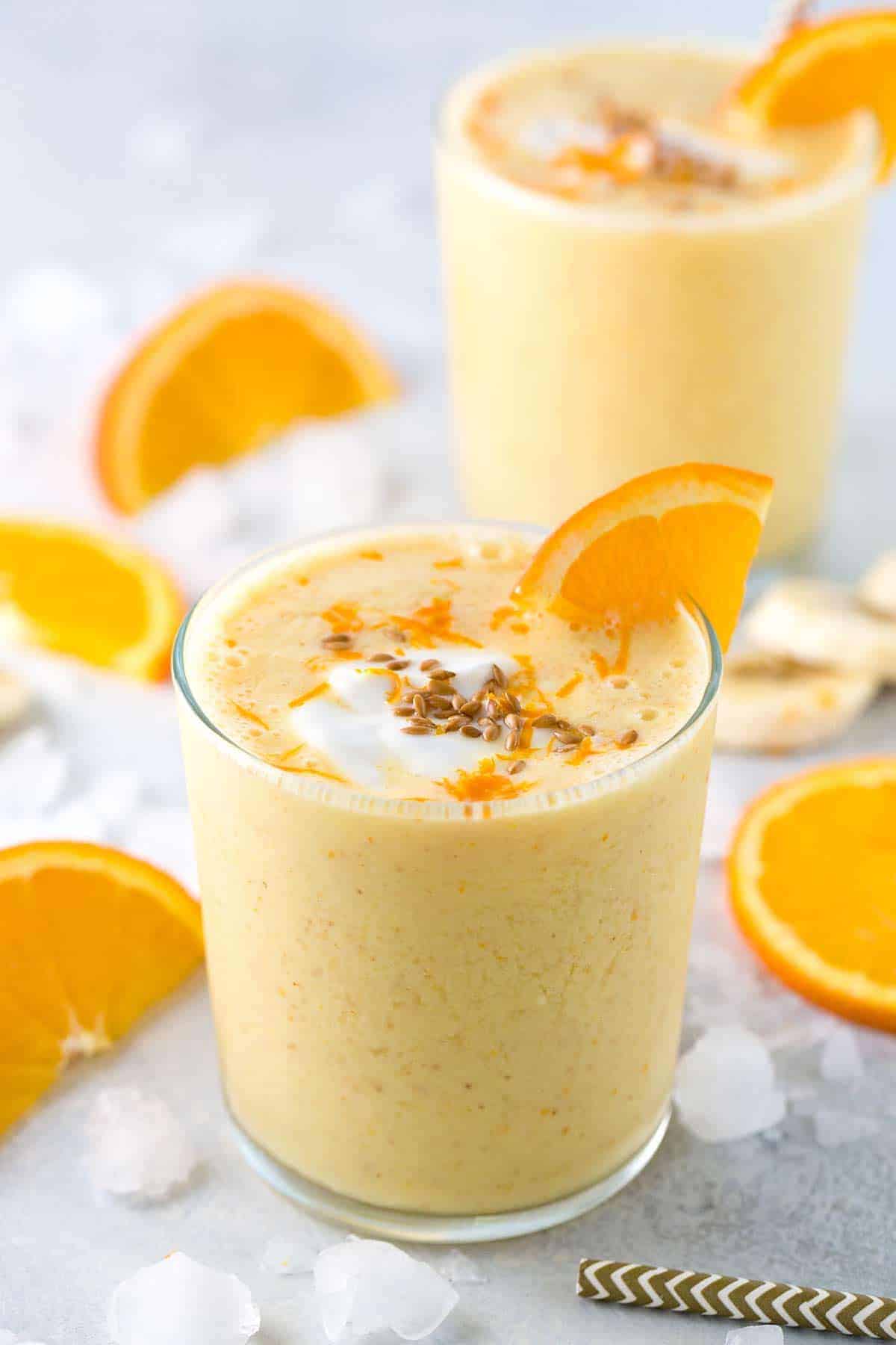 smoothie recipe with yogurt and orange juice