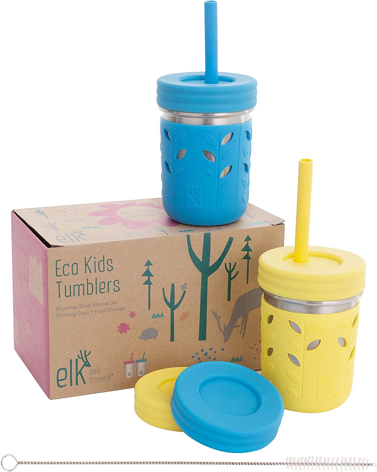 Spill Proof Sippy Cups for Toddlers Elk and Friends Kids &  Toddler Cups ...