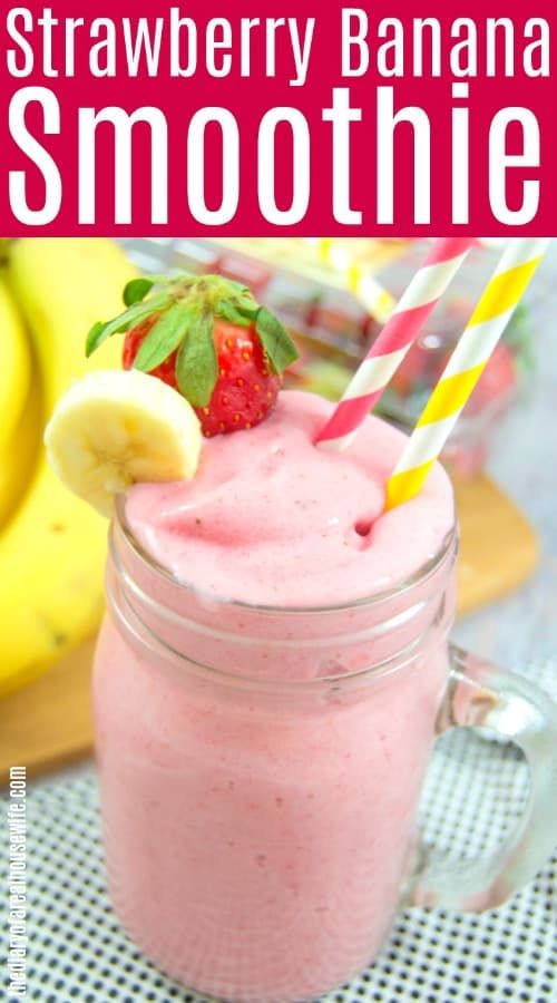 Strawberry Banana Smoothie â¢ The Diary of a Real Housewife ...