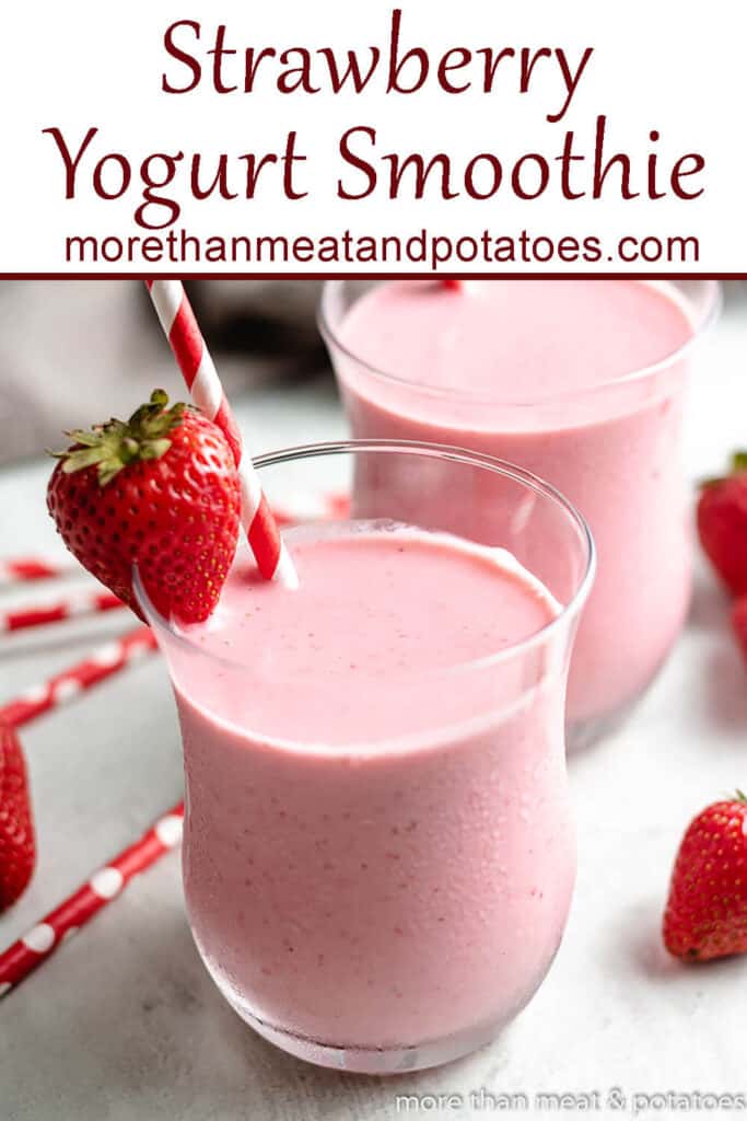Strawberry Greek Yogurt Smoothie