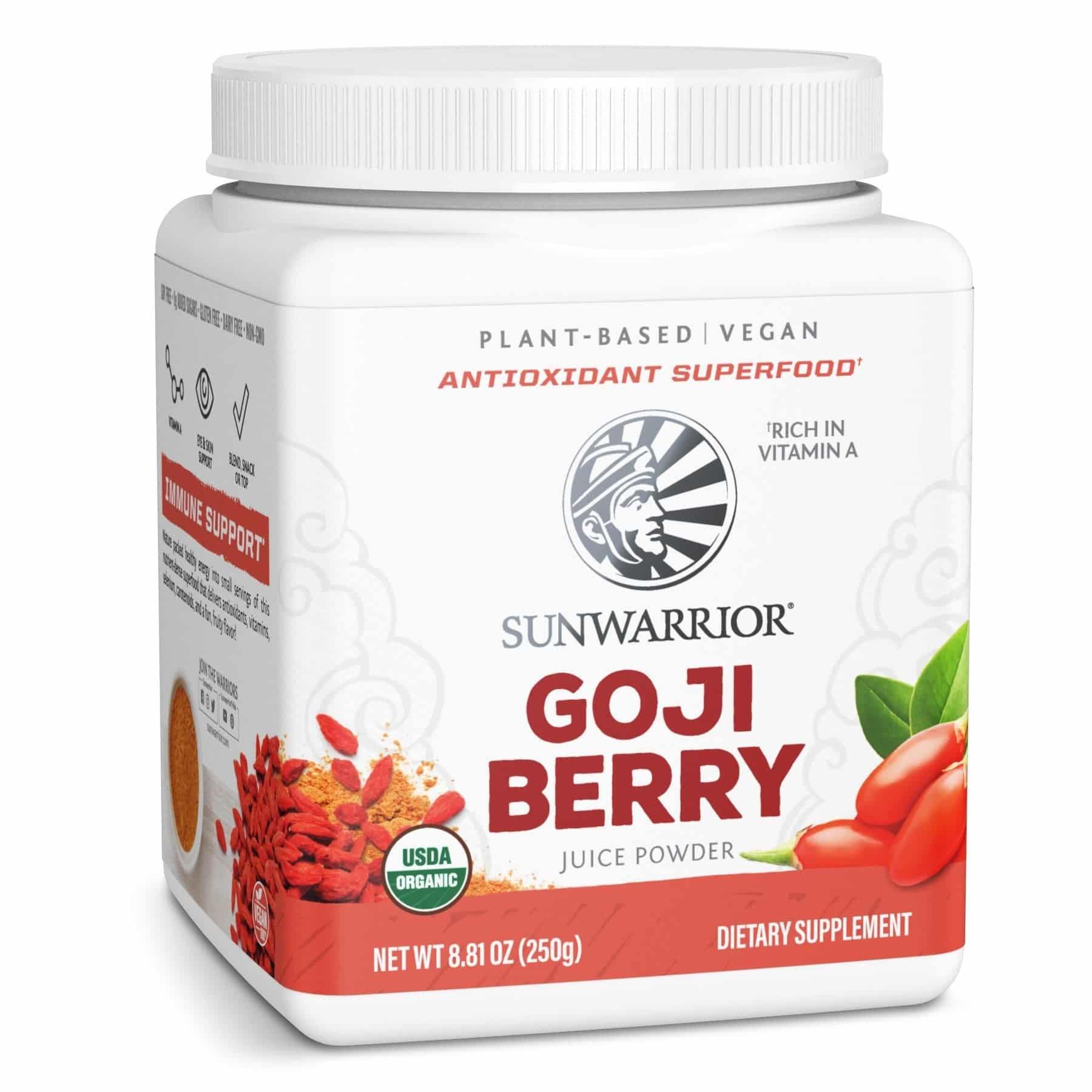 Sunwarrior Plant Based AntiOxidant Goji Berry juice powder â Whey King ...