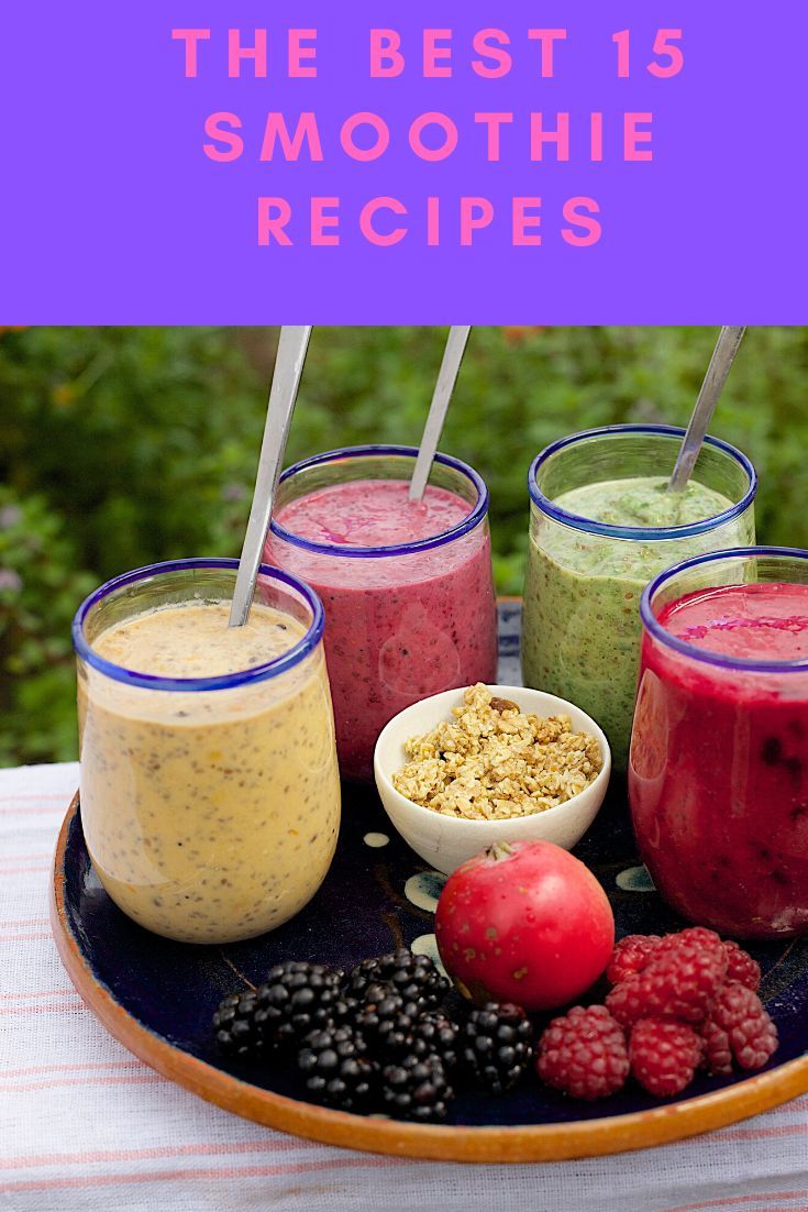 The Best Smoothie Recipes : 15 Recipes â¢ Many Things To ...