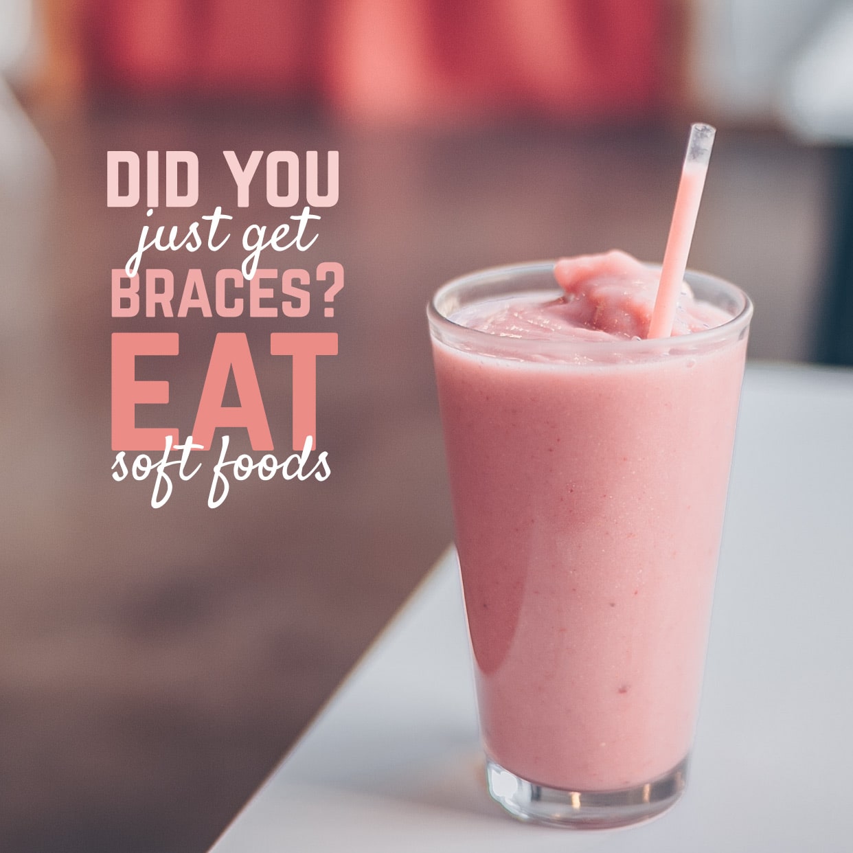 THE FIRST FEW DAYS after getting braces can be tough on your teeth. But ...
