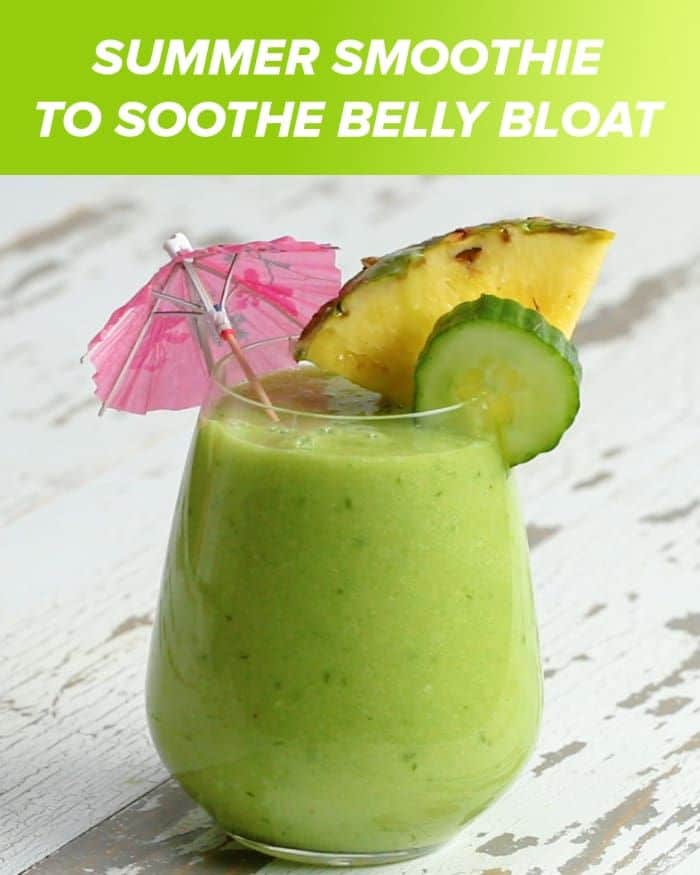 This Delicious Green Smoothie Can Help Reduce Belly Bloat