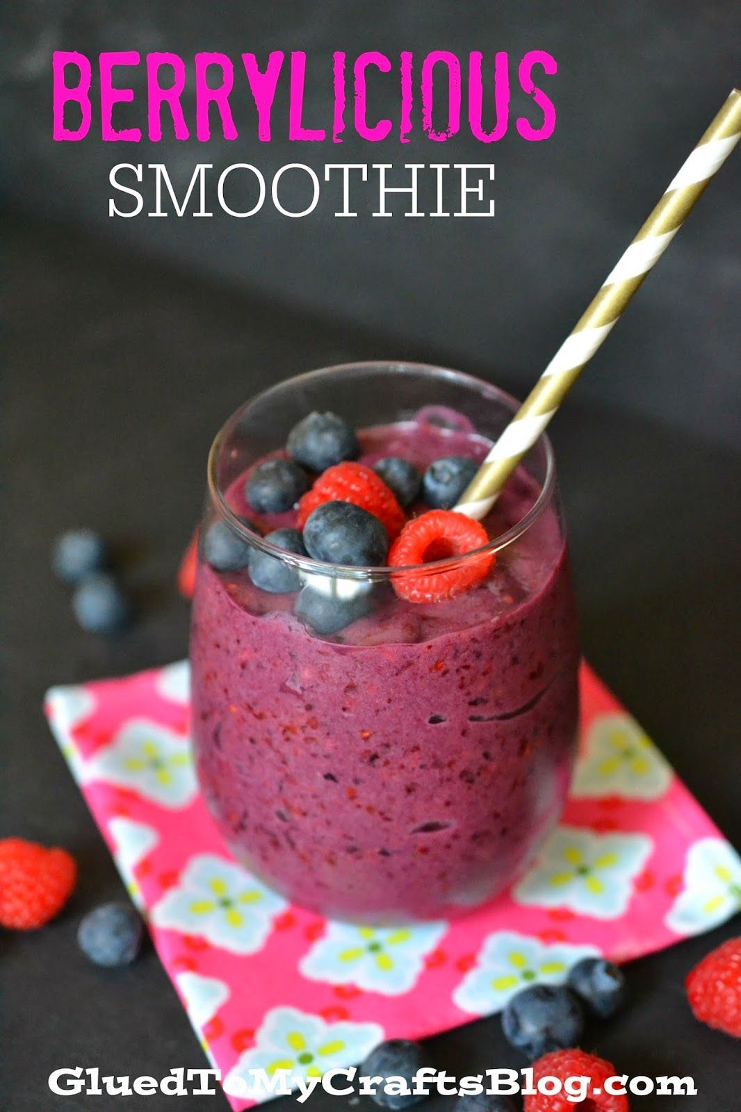 Use summer berries to blend up this berrylicious smoothie ...