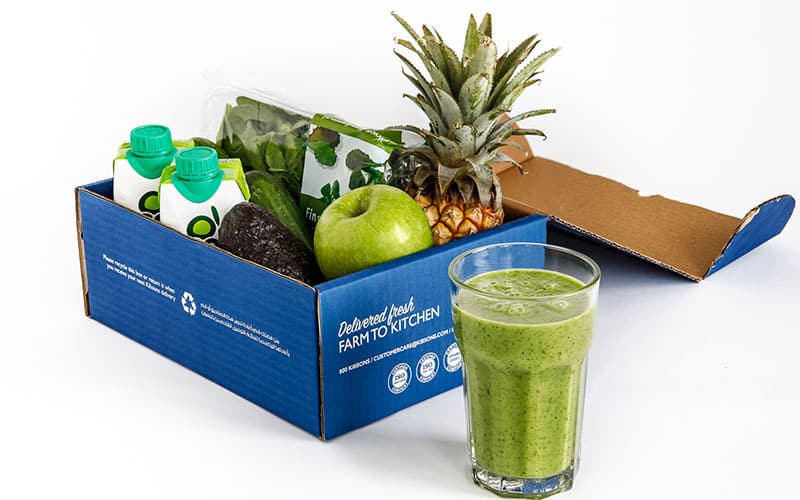 We love these Dubai home delivery smoothie boxes