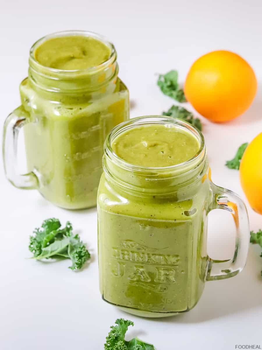 Weight loss kale smoothie recipe for breakfast