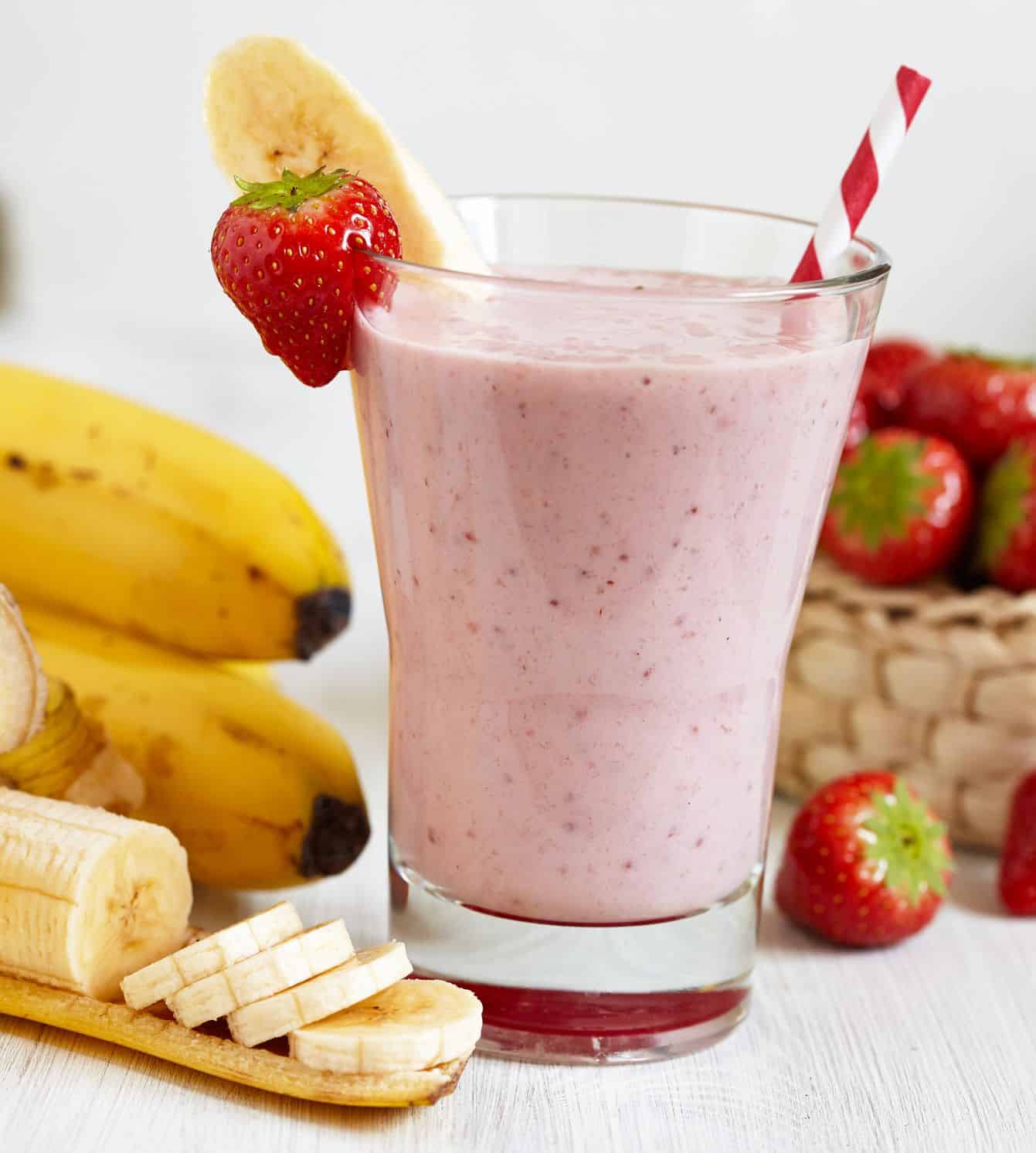 Weight Loss Strawberry Banana Smoothie