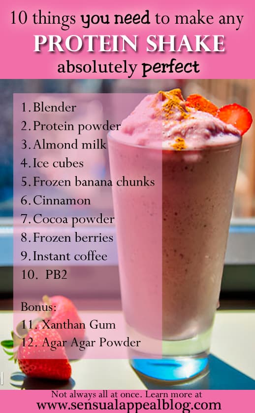 What goes in a perfect Protein Shake?