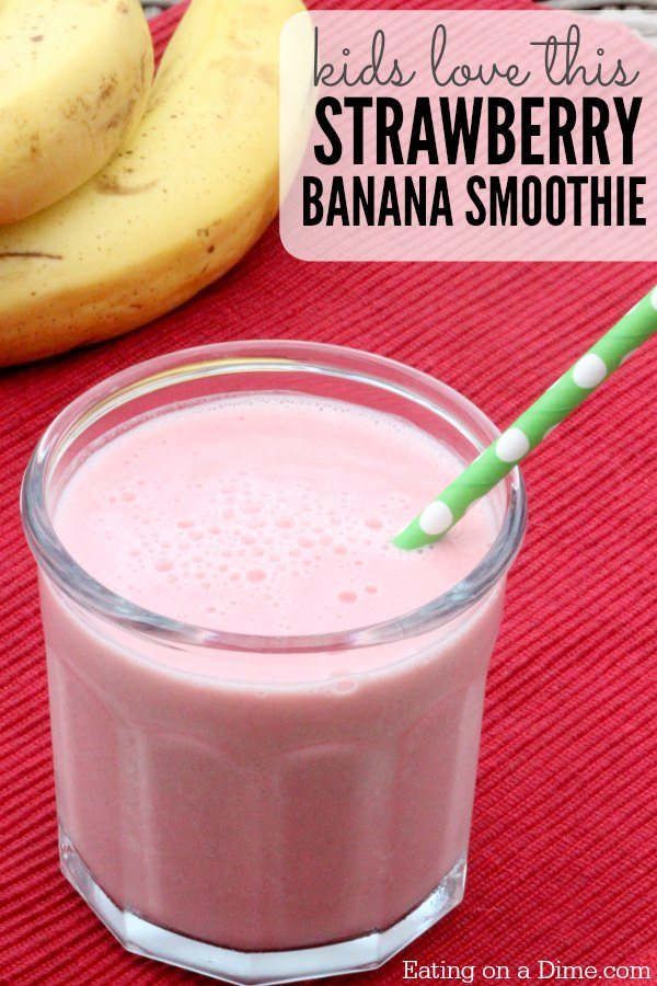 Yogurt Strawberry Banana Smoothie Recipe